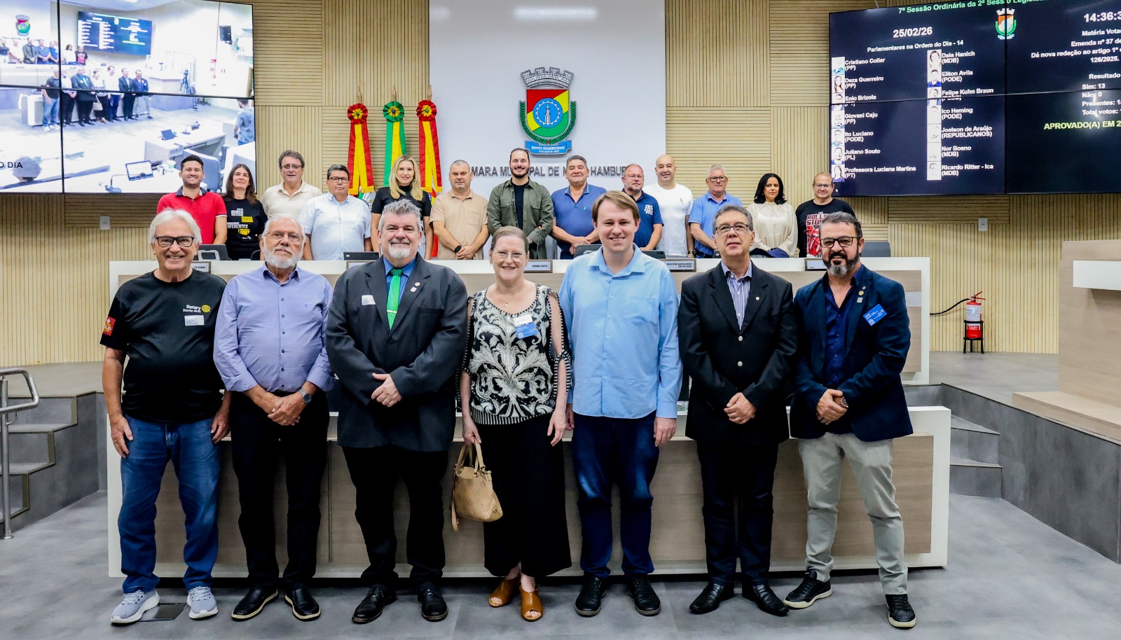 Rotary Club 25 de Julho tem projeto de utilidade pública aprovado pelos parlamentares