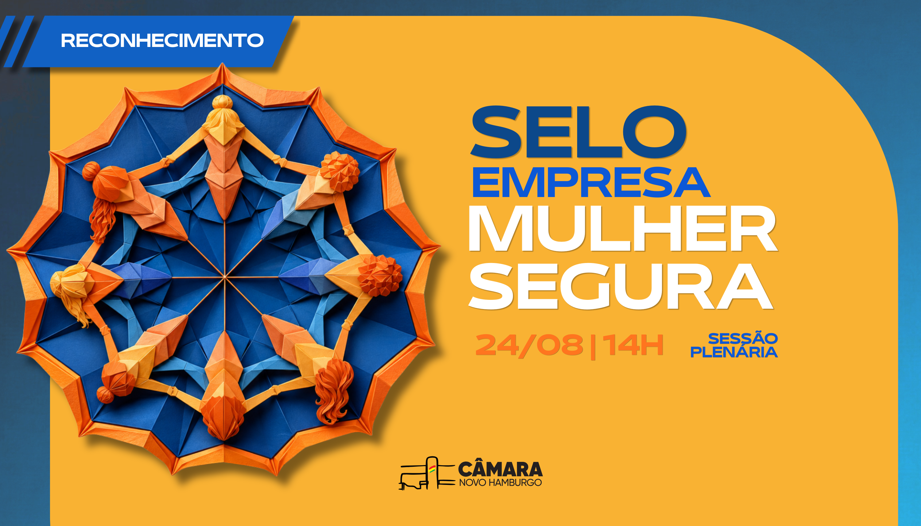 Selo Empresa Mulher Segura será concedido nesta segunda-feira
