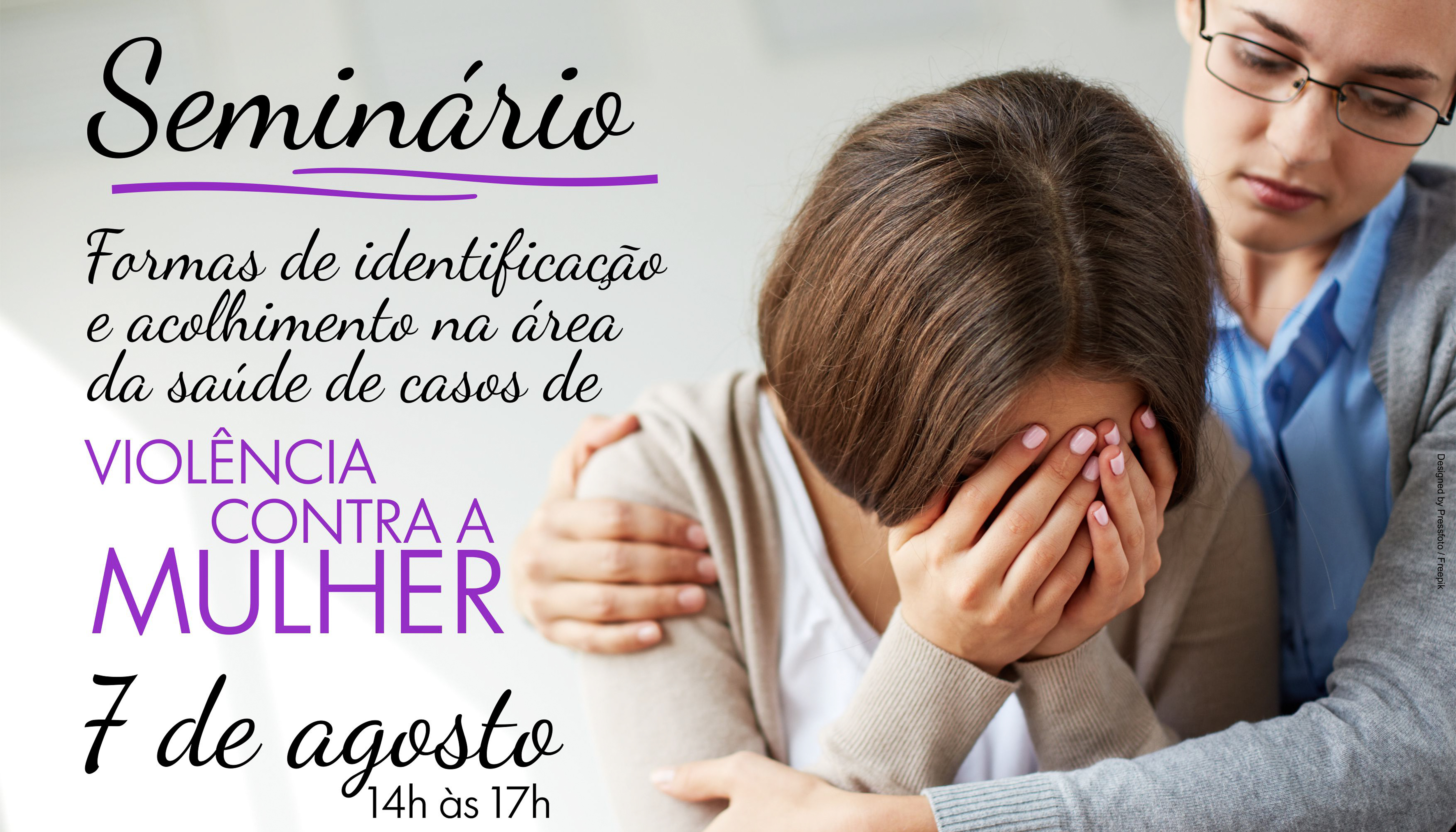Seminário para agentes de saúde debaterá acolhimento de mulheres vítimas de violência 