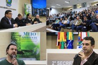 Seminário sobre tratamento de esgoto lota plenário da Câmara