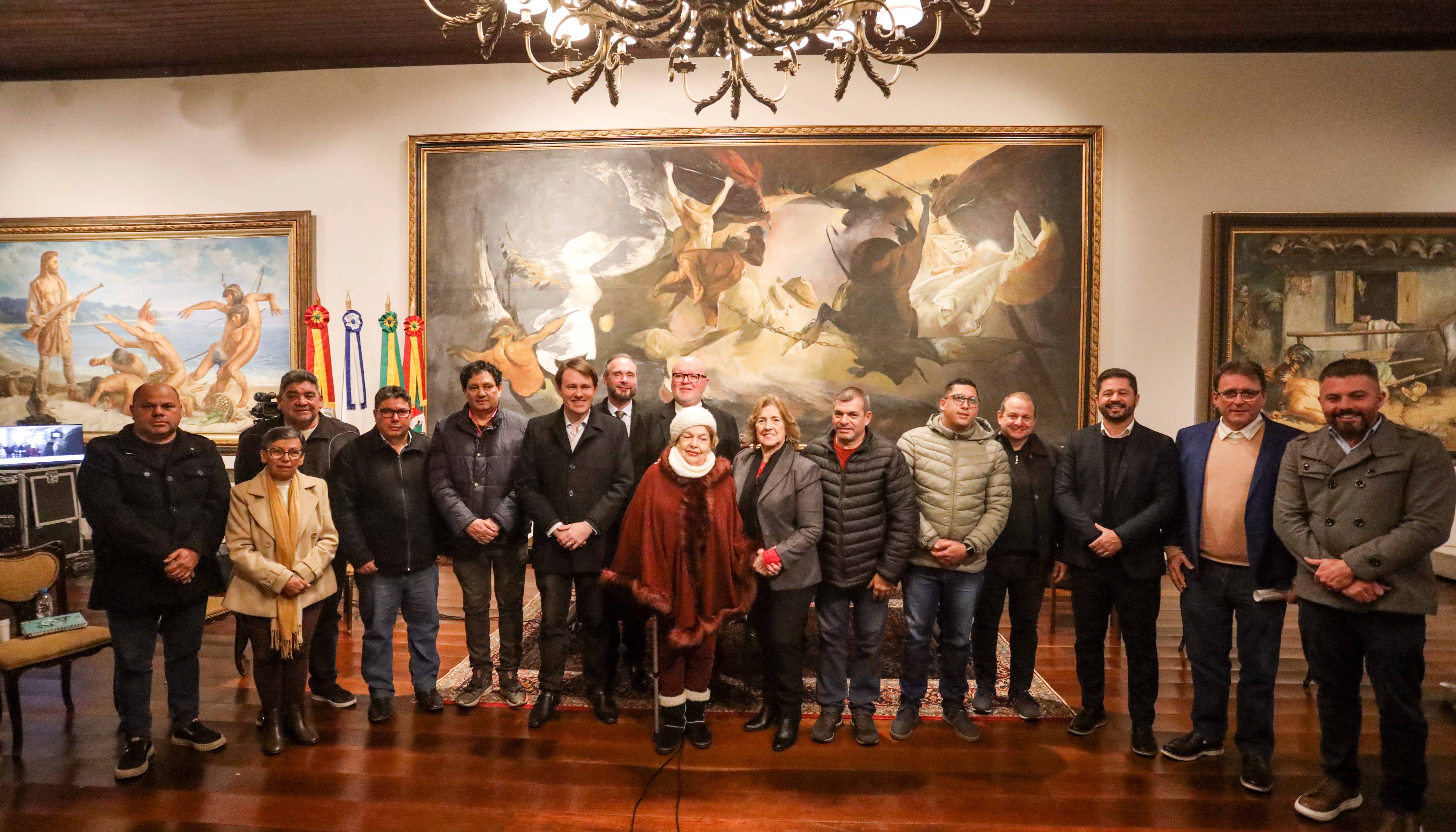 Sessão especial celebra bicentenário da imigração alemã no centro histórico que originou Novo Hamburgo