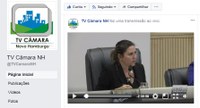 Sessões da Câmara passam a ser transmitidas também via Facebook