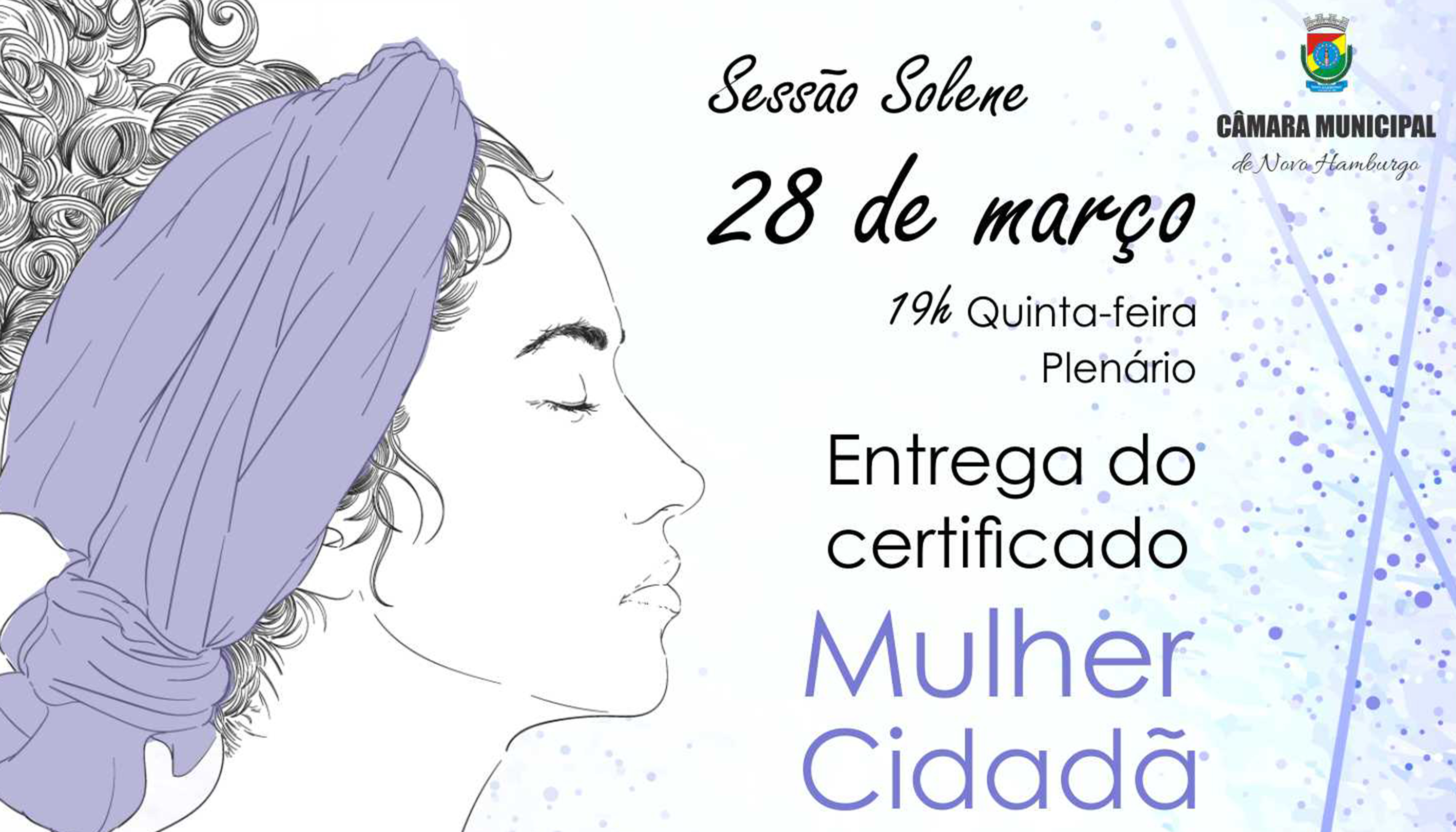 Título de Mulher Cidadã será entregue nesta quinta