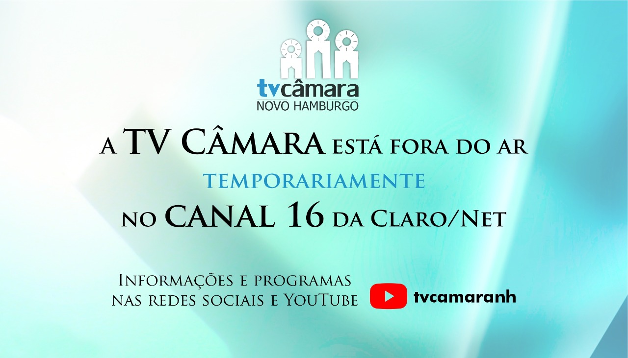 TV Câmara – Emissora devolve sinal à Assembleia e programação está disponível pelas mídias sociais