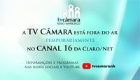 TV Câmara – Emissora devolve sinal à Assembleia e programação está disponível pelas mídias sociais