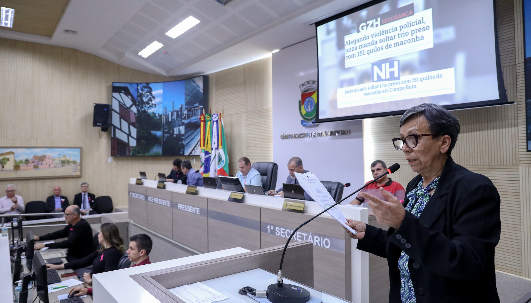 Vereadora questiona atuação do Estado na soltura de presos
