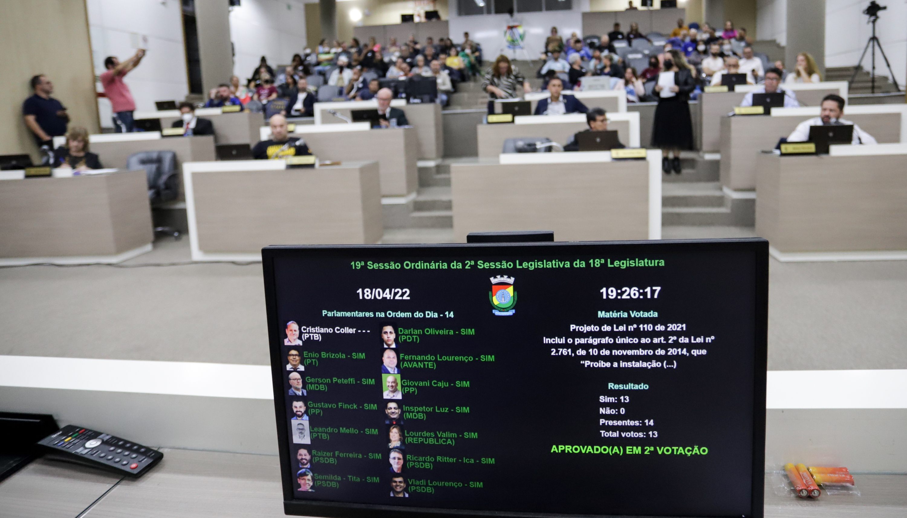 Vereadores aprovam liberação para instalação de Apac em Novo Hamburgo