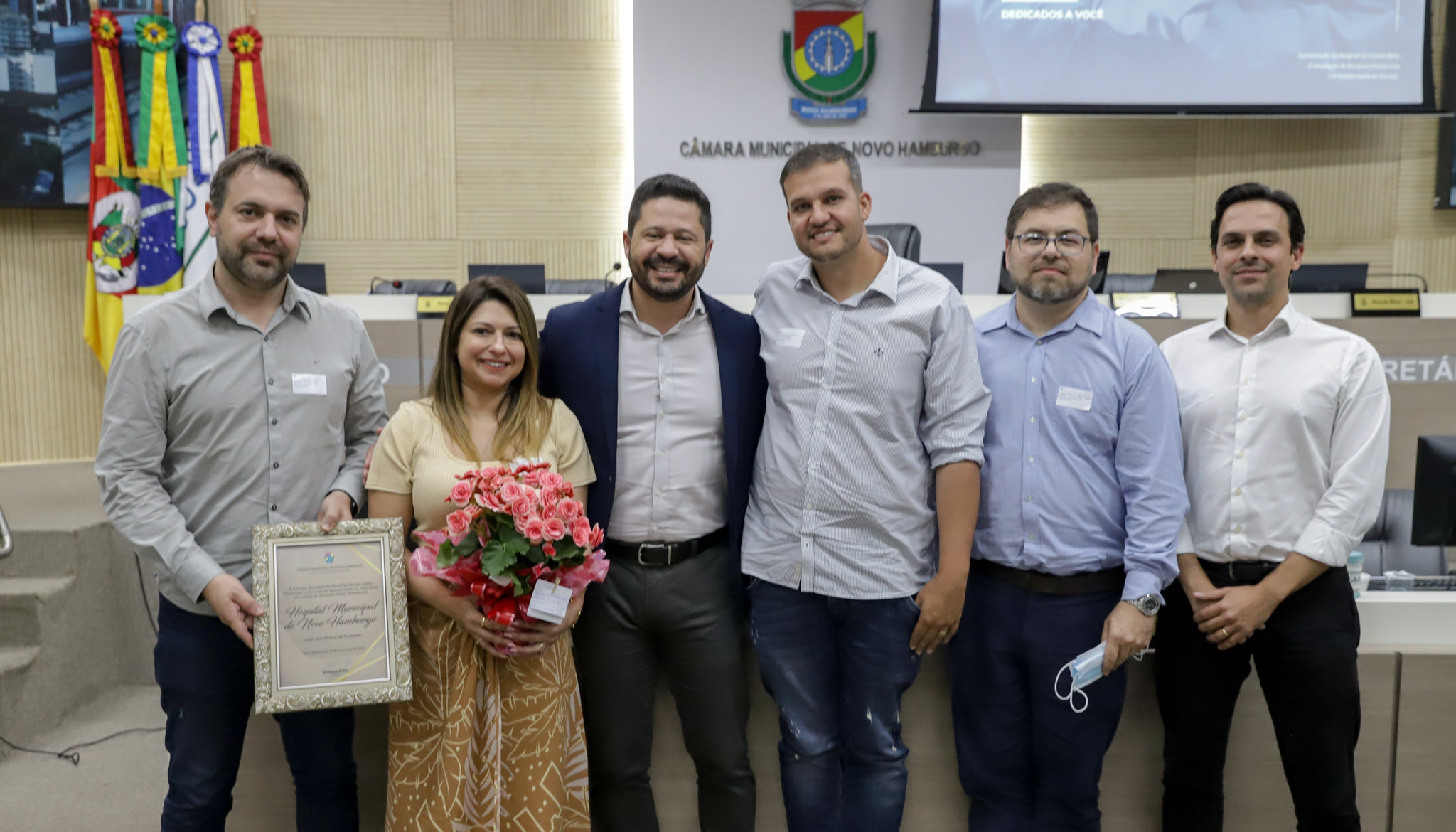 Vereadores comemoram os 75 anos do Hospital Municipal