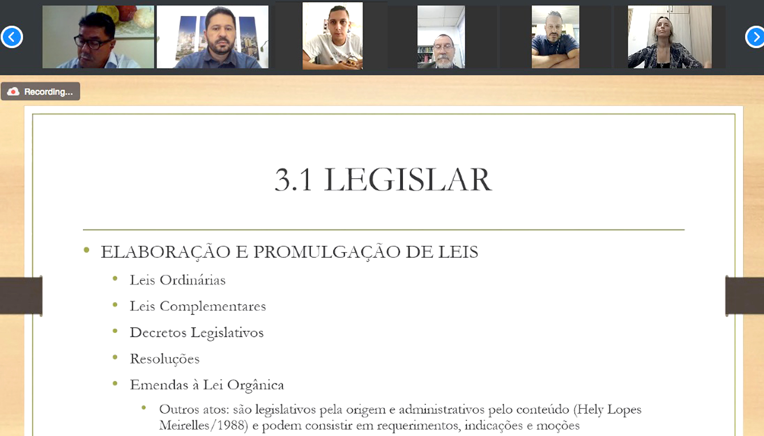 Vereadores participam de formação do Senado Federal