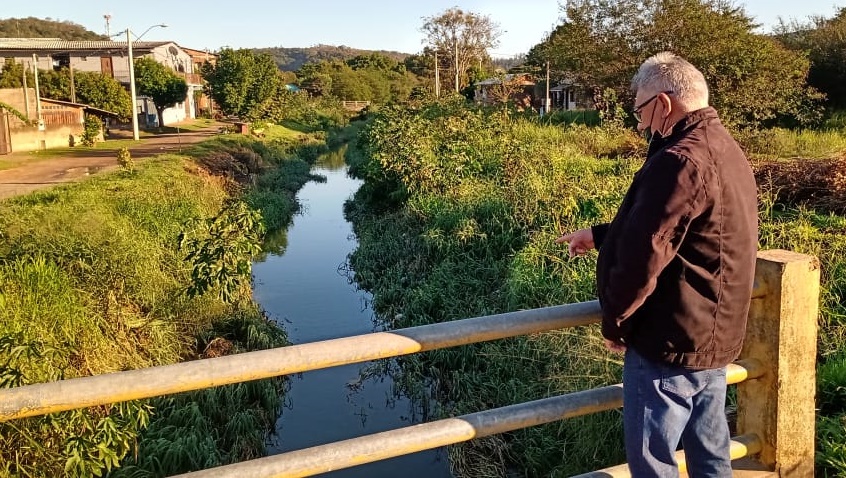 01/06/2020 - Vereador Nor Boeno solicita desassoreamento do Arroio Pampa no bairro São Jorge