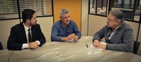 01/08/2017 - Gabinete: Nor Boeno reúne-se com secretário municipal de Segurança