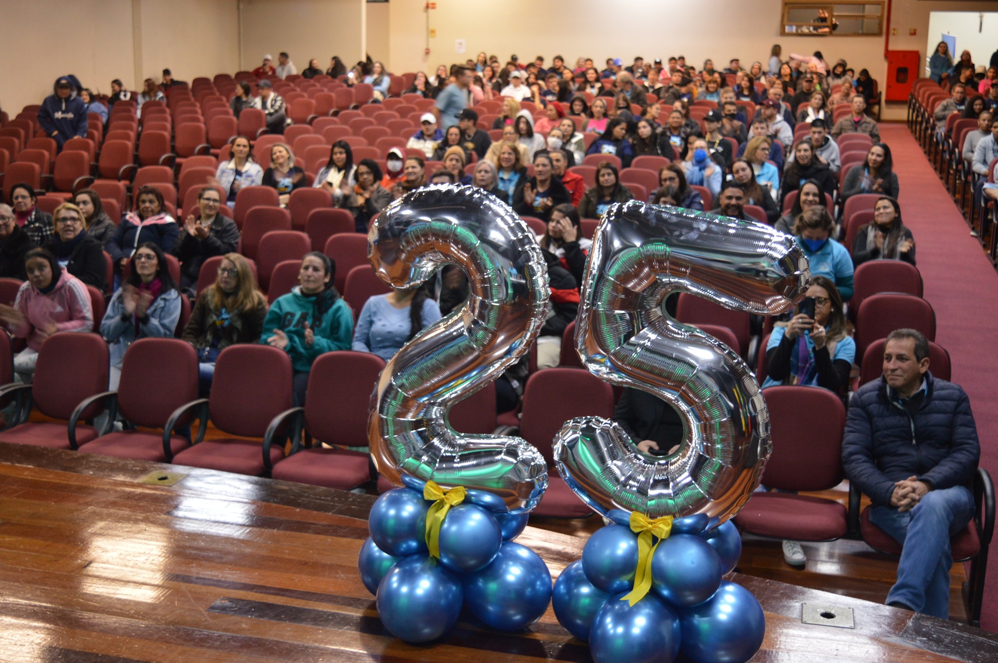 01/09/2022 - Vereador Brizola participa da comemoração dos 25 anos do EJA Marista