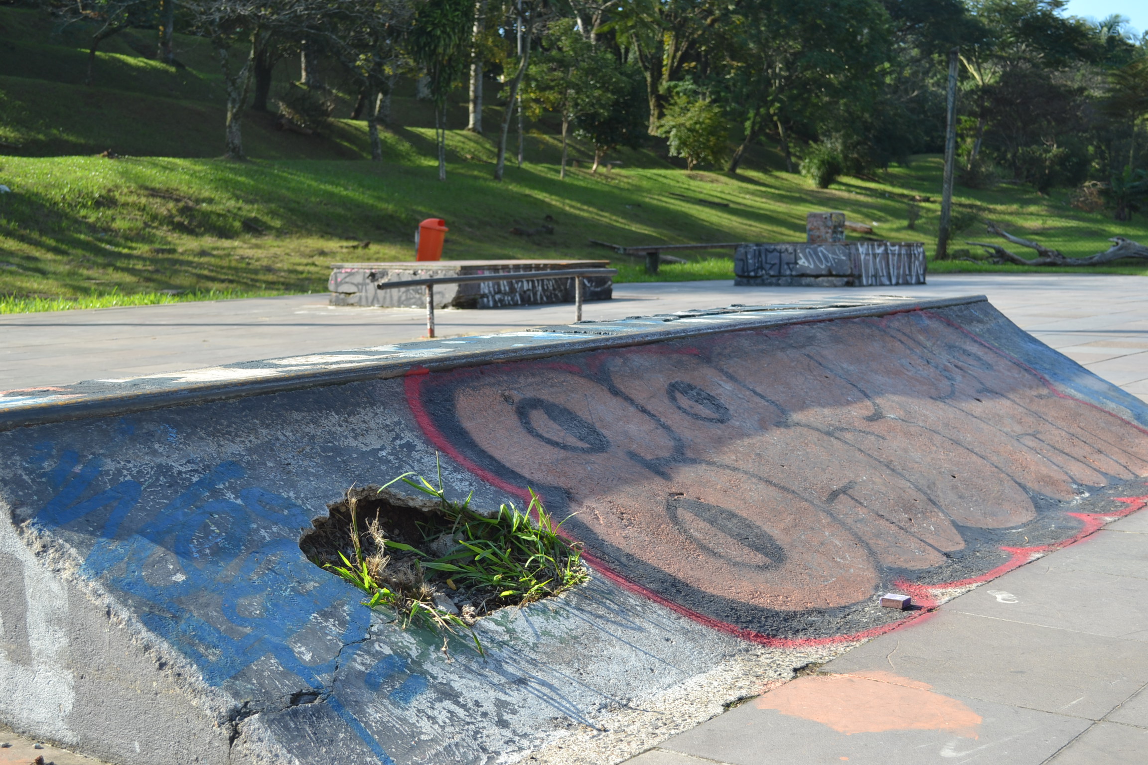 02/05/2019 - Vereador Cristiano pede revitalização para pista de skate na praça Pedro Alles