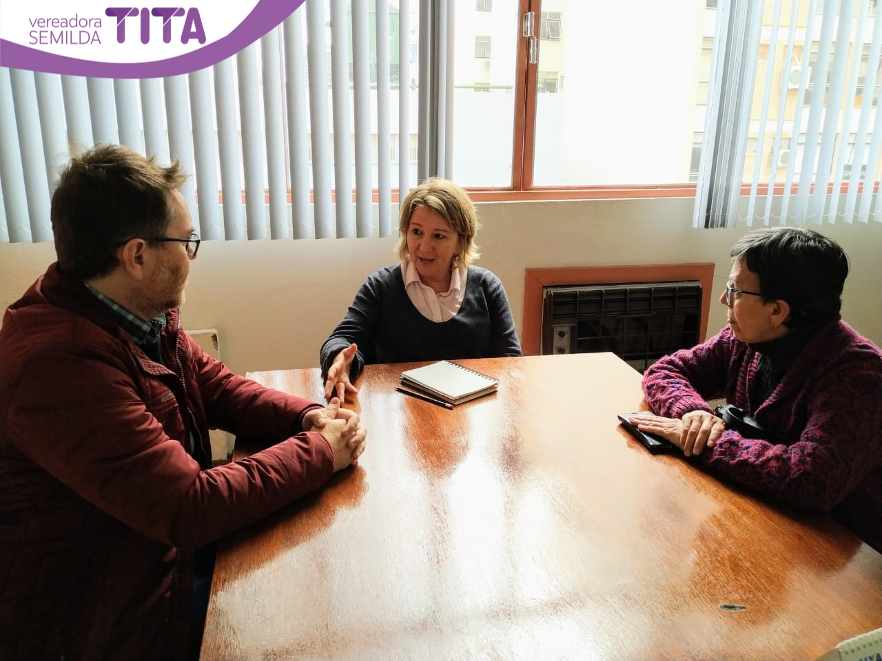 02/07/2019 - Tita busca parceria para o evento Domingo por Elas