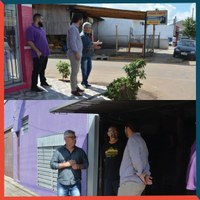 03/04/2019 - Vereador Nor Boeno repassa demandas do bairro Canudos ao secretário de Obras do Município