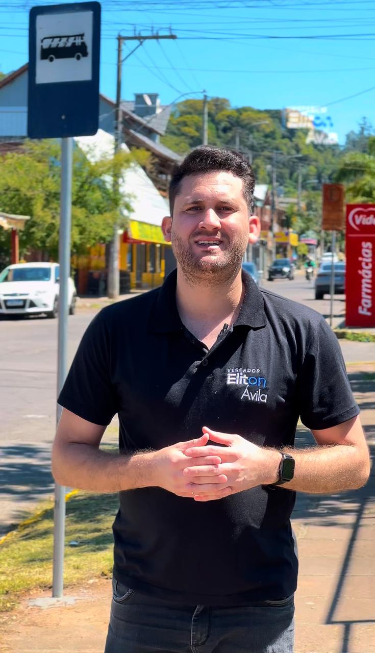 03/10/2025 - Eliton Ávila pede estruturas cobertas quando forem instaladas novas paradas de ônibus