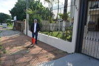 04/06/2020 - Vereador Nor Boeno solicita conserto de infiltração em passeio público no bairro São Jorge