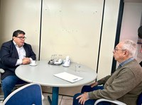 04/06/2025 - Vereador Brizola se reúne com presidente da Comusa para tratar sobre abastecimento no Loteamento São José