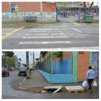 04/07/2018 - Vereador Nor Boeno solicita melhorias para o trânsito perto da escola Tancredo Neves
