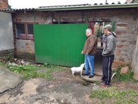 04/07/2019 - Nor Boeno solicita melhorias em rede de esgoto na rua Miguel Ângelo no bairro Canudos