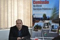 04/10/2019 - Fernando Lourenço solicita conserto de infiltração na rua Balduíno Michel