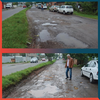 05/06/2019 - Vereador Nor Boeno solicita operação tapa-buracos na avenida Reinaldo Kayser