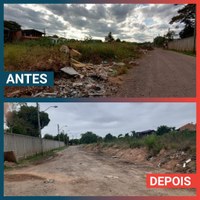 06/04/2020 - Atendido pedido de Nor Boeno por recolhimento de galhos e entulhos às margens do Arroio Pampa