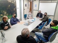 06/05/2021 - Presidente Raizer e associação de moradores da Vila Palmeira são recebidos na Comusa