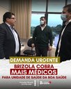 06/06/2022 - Vereador Brizola cobra mais médicos para a Unidade de Saúde da Boa Saúde 