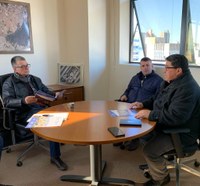 06/06/2022 - Vereador Brizola debate qualificação profissional com assessor da Prefeitura de São Leopoldo 