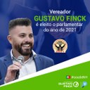 06/06/2022 - Vereador Gustavo Finck é eleito o melhor parlamentar de Novo Hamburgo