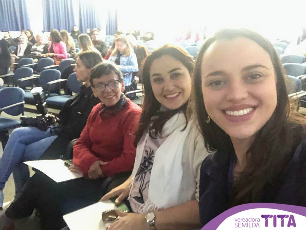 06/08/2019 - Tita participa de seminário sobre a Lei Maria da Penha