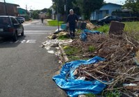 06/11/2018 - Vereador Nor Boeno solicita limpeza de terreno utilizado como depósito irregular de lixo em Canudos 