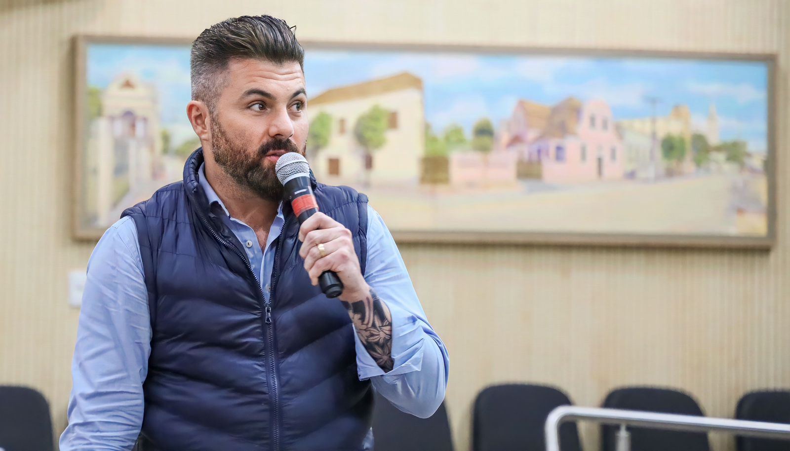 07/06/2023 - Vereador Gustavo Finck lidera debate do novo Plano Diretor de Novo Hamburgo