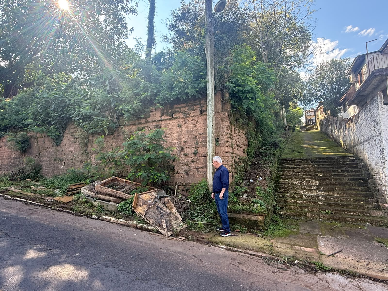 07/08/2026 - Vereador Nor Boeno fiscaliza demandas no bairro Operário