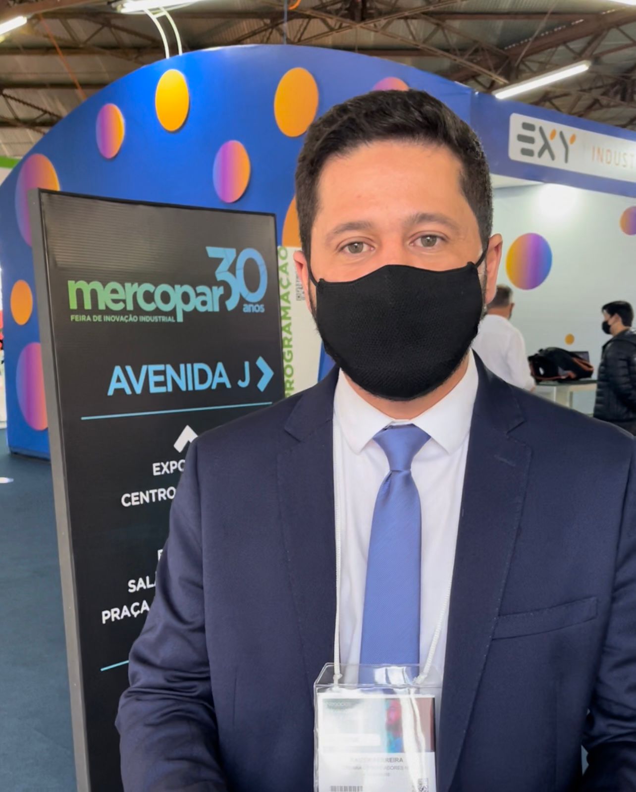 07/10/2021 - Presidente da Câmara visita empresas hamburguenses na 30ª edição da Mercopar