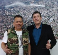 07/11/2019 - Serjão recebe visita de empresário hamburguense