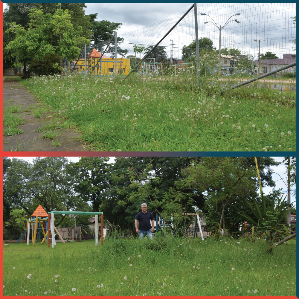 07/11/2019 - Vereador Nor Boeno requer capina e roçada em praça localizada na rua Ícaro