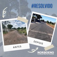 09/03/2022 - Vereador Nor Boeno tem pedido de pavimentação de trecho da avenida Alcântara atendido 