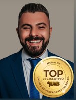 09/11/2022 - Vereador Gustavo Finck é escolhido como um dos melhores parlamentares do Brasil