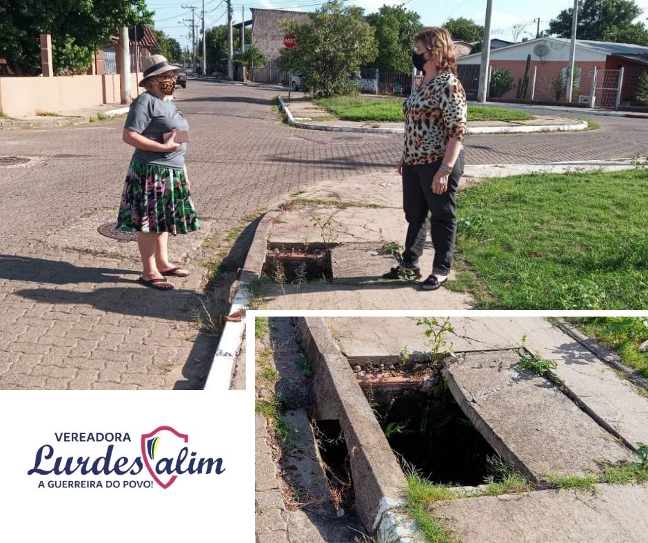 10/02/2022 - Vereadora Lourdes Valim fiscaliza demanda da comunidade no bairro Santo Afonso