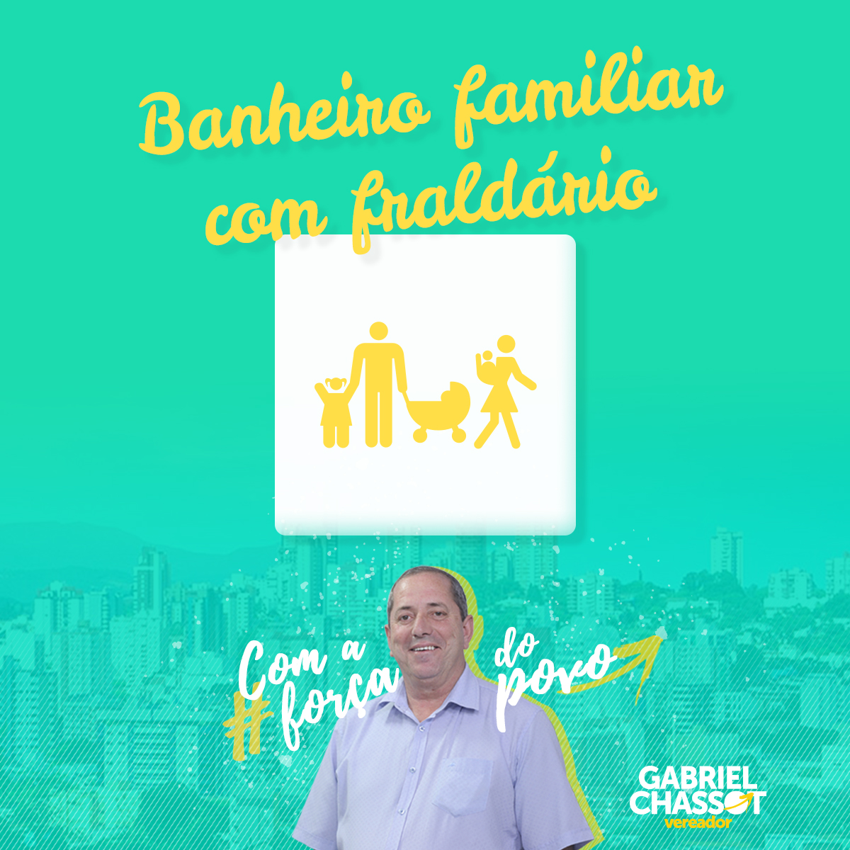 10/10/2018 – Vereador Gabriel Chassot apresenta projeto para banheiro familiar