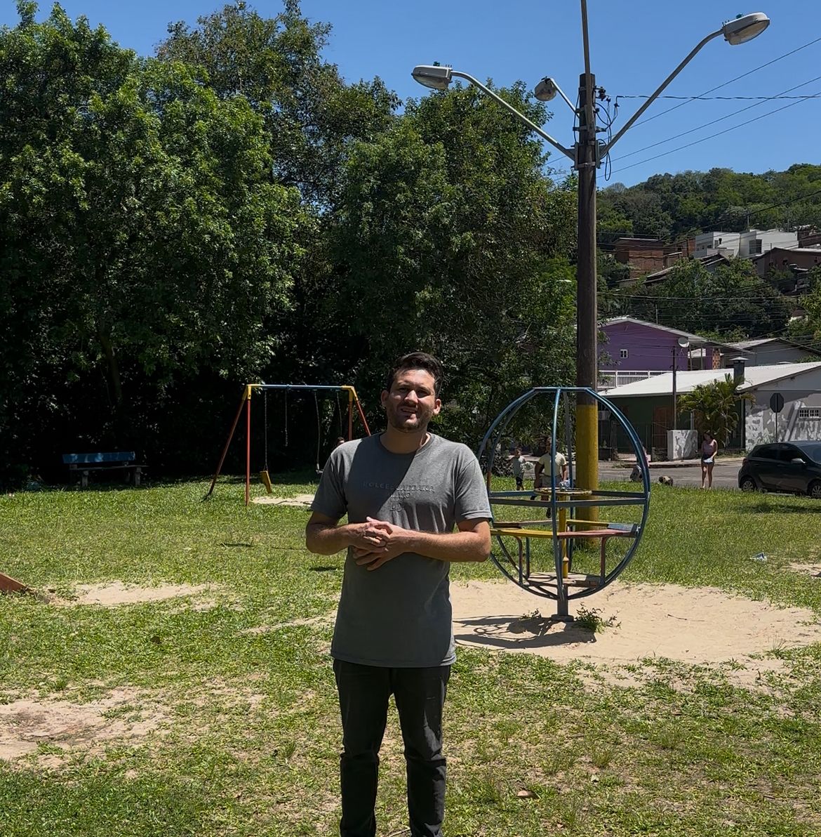 10/11/2025 - Vereador Eliton solicita melhorias na pracinha da rua Monteiro Lobato na Redentora, Vila Diehl