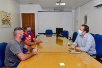 11/02/2022 - Gustavo Finck cumpre agenda com Prefeito em exercício sobre demandas do Alpes do Vale