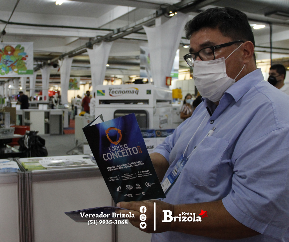 11/03/2022 - Vereador Enio Brizola visita a 45ª Fimec 