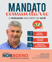11/05/2018 - Vereador Nor Boeno realiza Mandato Comunitário no bairro Liberdade
