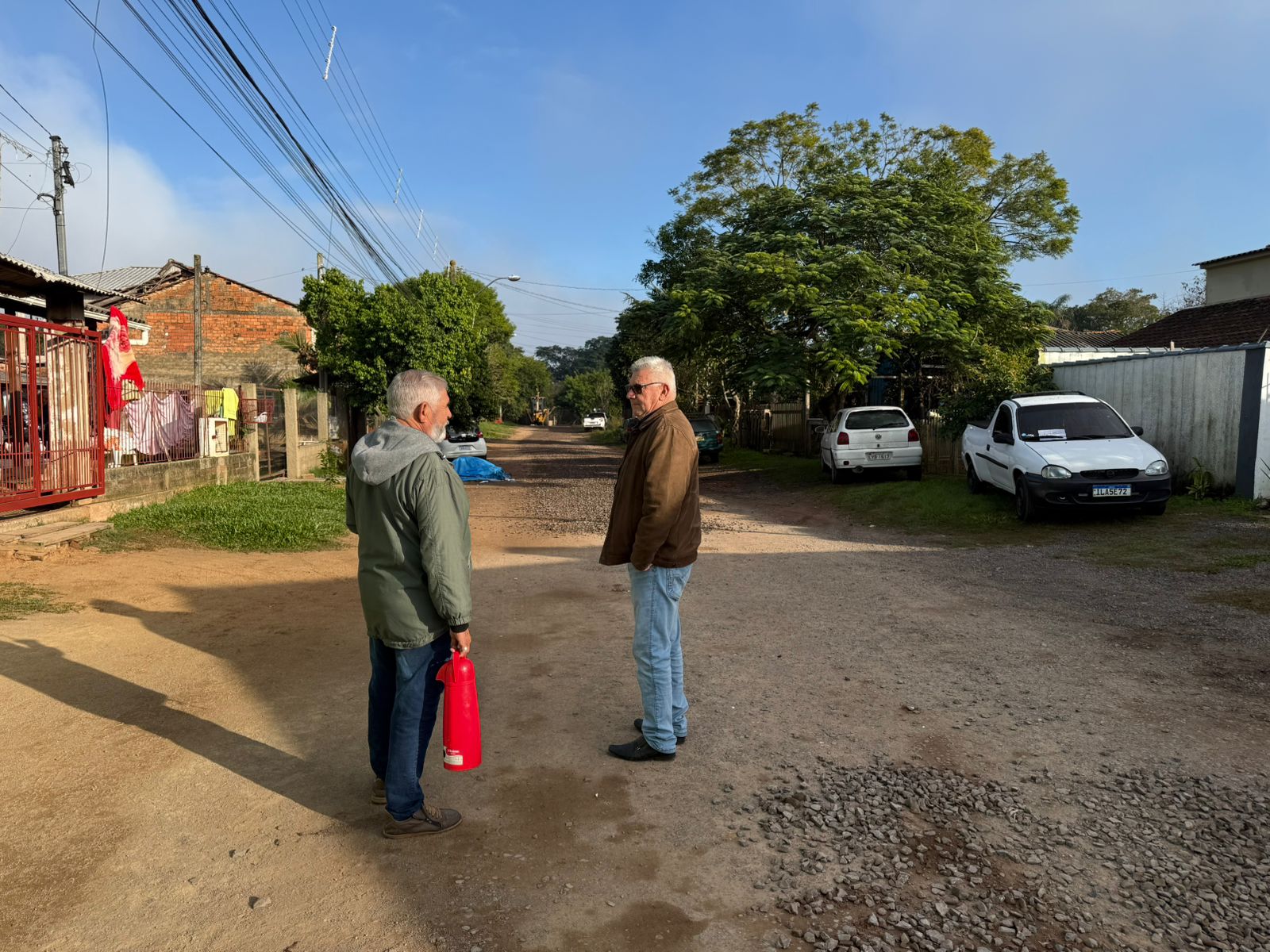11/06/2025 - Demanda do vereador Nor Boeno no Loteamento Integração é atendida