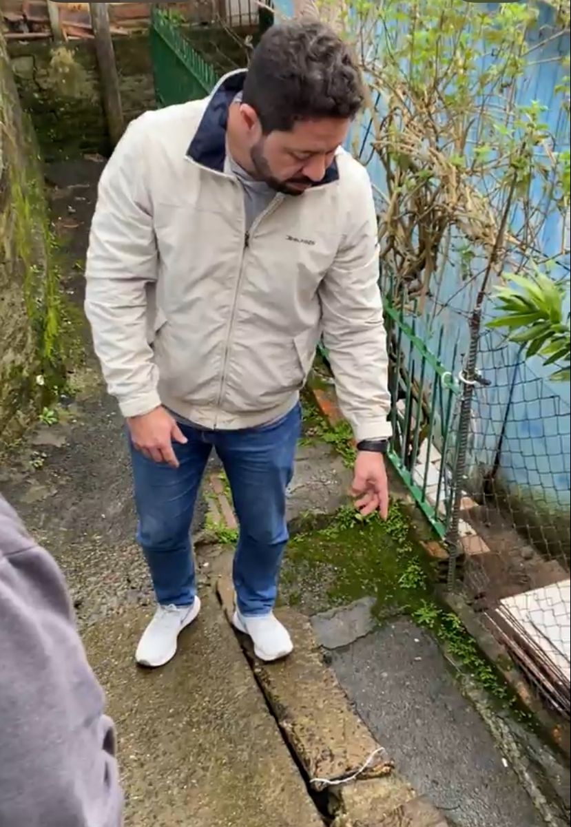 11/08/2022 - Vereador Raizer verifica demandas no Morro da Formiga