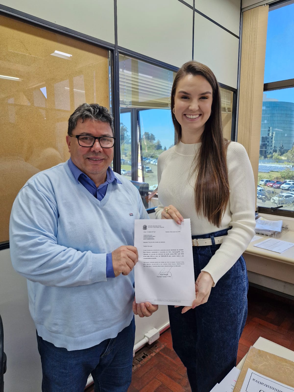 11/09/2025 - Brizola garante mais meio milhão para a saúde de Novo Hamburgo