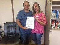 12/03/2019 - Representante da Anfibro visita vereador Cristiano Coller e apresenta indicação para projeto de lei